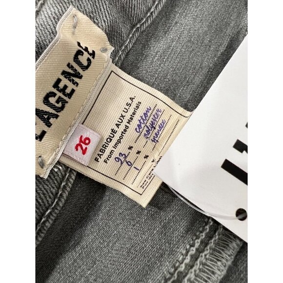 NWT L'AGENCE Size 26 High Line HighRise Distressed Stretch Skinny Jeans MSRP$275 - Picture 3 of 13